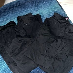 4 yoga style purple healing hands scrubs. XS